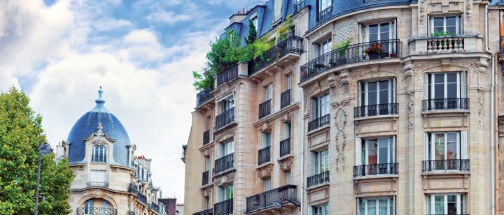 Facades d'immeubles parisiens